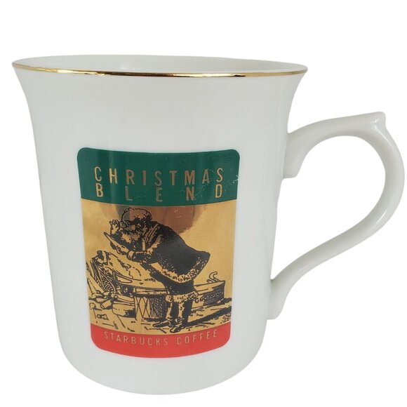 Starbucks Other - Starbucks Christmas Blend Coffee Mug 3.5" cup Santa Claus Japan vtg